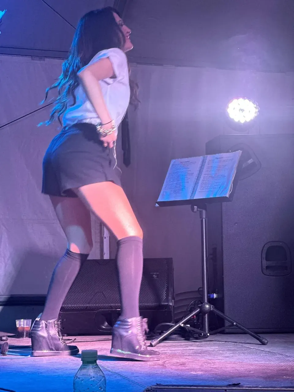 Trío de Orquesta Kalifornia en la carpa de San Isidro, Úbeda