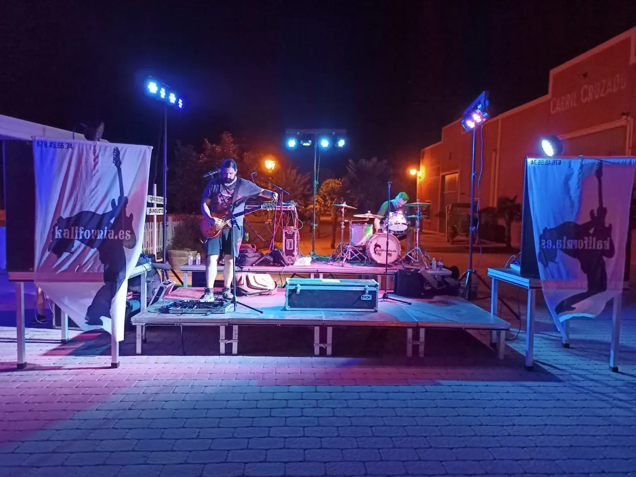 Cuarteto plus de Orquesta Kalifornia en la Finca Carril Cruzado, Villagarcía del Llano