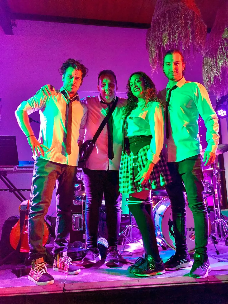 Cuarteto plus de Orquesta Kalifornia en la Finca Los Prados, Albacete