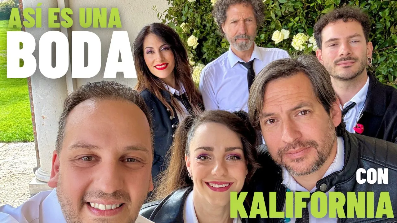 Orquesta Kalifornia en la boda de la Finca Soto Mozanaque, Algete (Madrid)