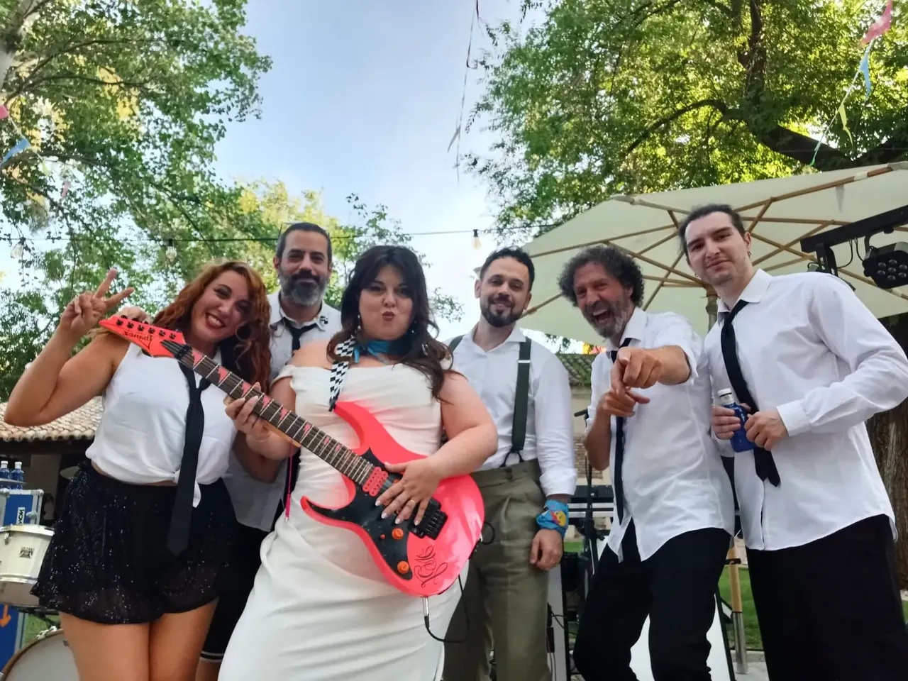 Cuarteto plus de Orquesta Kalifornia en Los Lavaderos de Rojas, Toledo