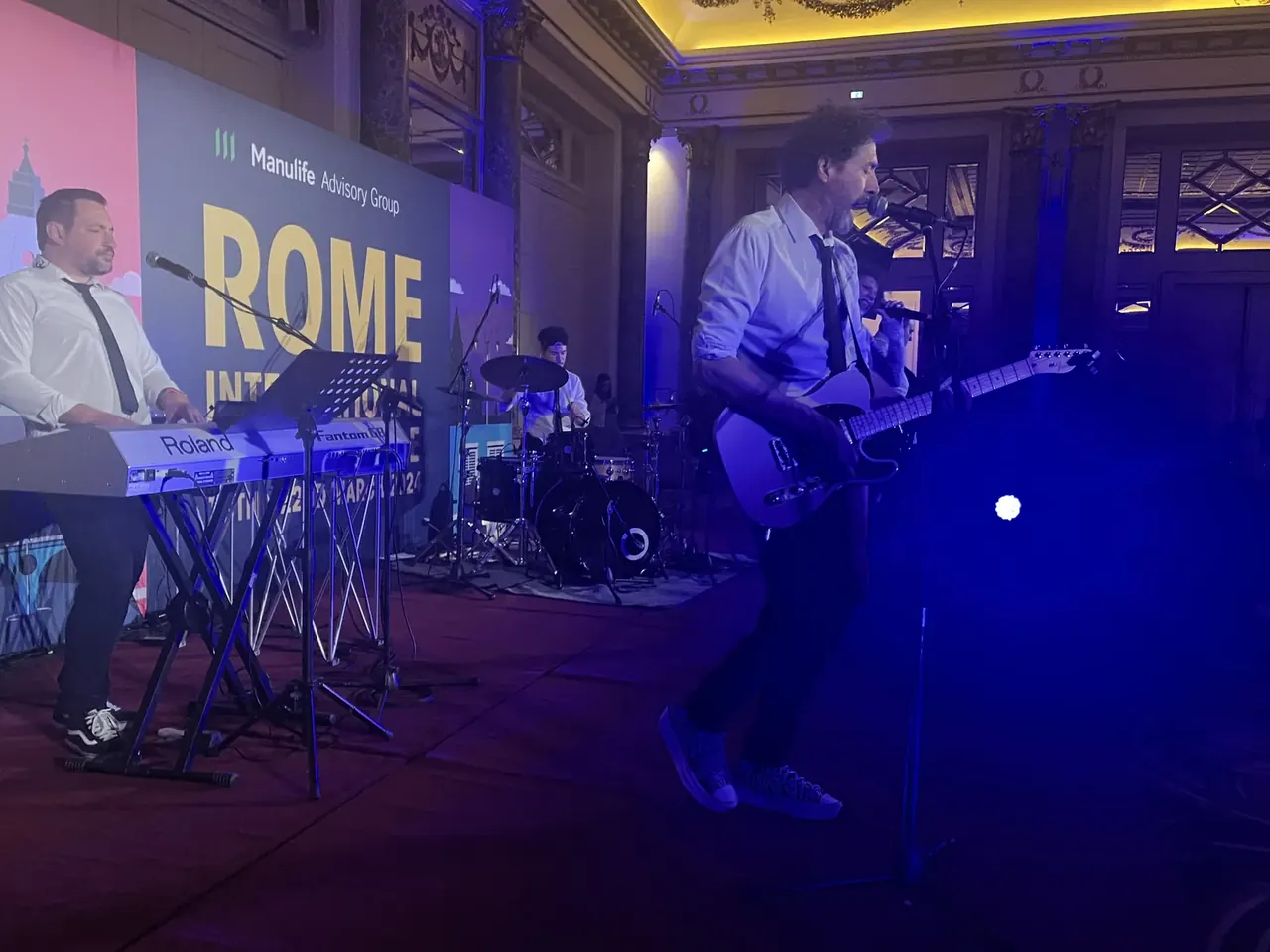 Salón del Westin Excelsior en la cena de gala de Roma, el 21 de marzo de 2024